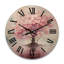 Horloge murale surdimensionnée en bois rose-2125271257