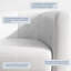 Fauteuil demi-tonneau de 26,77 po Munson-324262358
