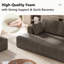 Canapé modulaire surdimensionné Boneless, canapé 3 pièces en mousse avec agencement flexible, aucun assemblage requis-497954244