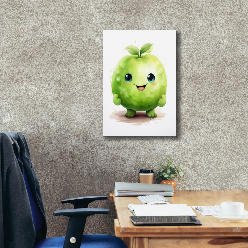 «Cut Fruit Monster 2» par Momart, art mural sur toile, 12 po x 16 po, H 26 po x l 18 po x P 0,75 po