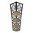 Bookshelf, Bookcase, Etagere, Corner, Office, Bedroom, Brown Laminate, Black Metal, Transitional-1893401386-1893401387