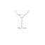 Mixologist Handmade Glass Martini Glass