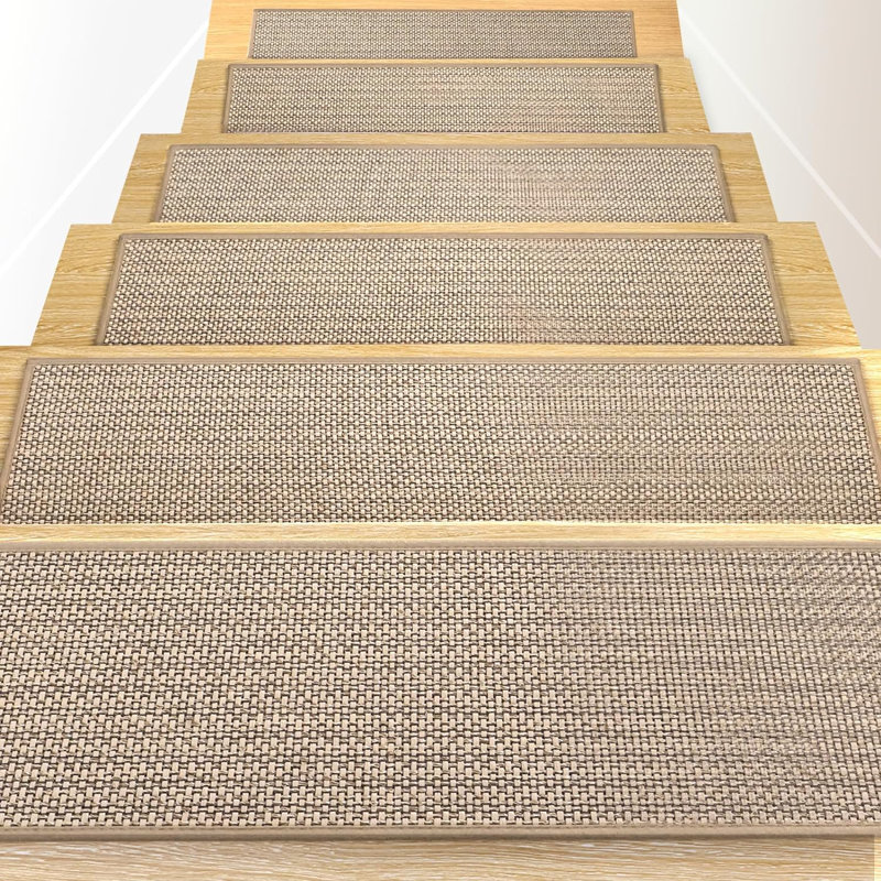 Tapis d'escalier Arpita, Jaune