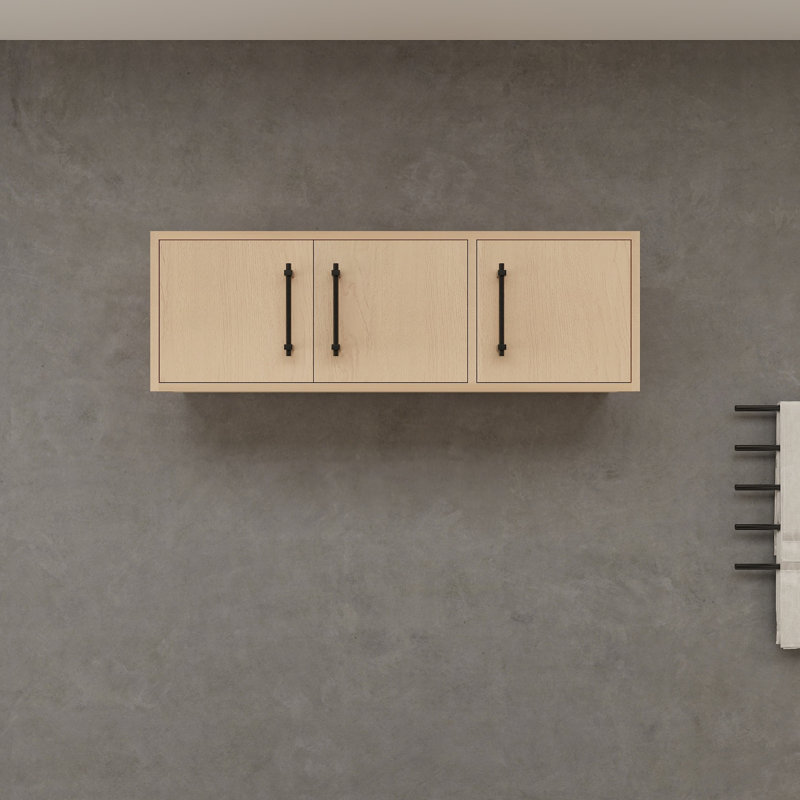 Victoria 42 Inches Top Cabinet Wall-Mounted (Right), Yellow Oak