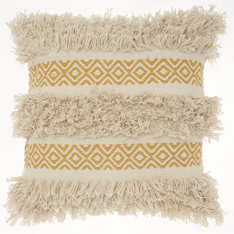  Housse de coussin carré et insert, Moutarde