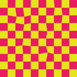 Warped Checkerboard Wallpaper