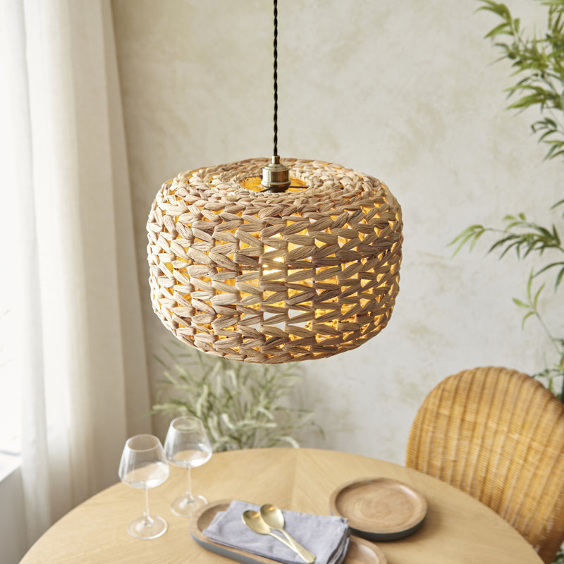 Tocca Pendant Light Lamp Shade finished in Natural