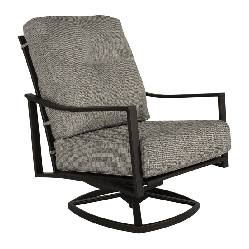 Avana Outdoor Rocker Chair, Flagship Stone Sunbrella®, Carbon Black
