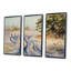 «Snowy Winter Forest Landscape», ensemble d'art mural sur toile encadré champêtre-175274442-175409520