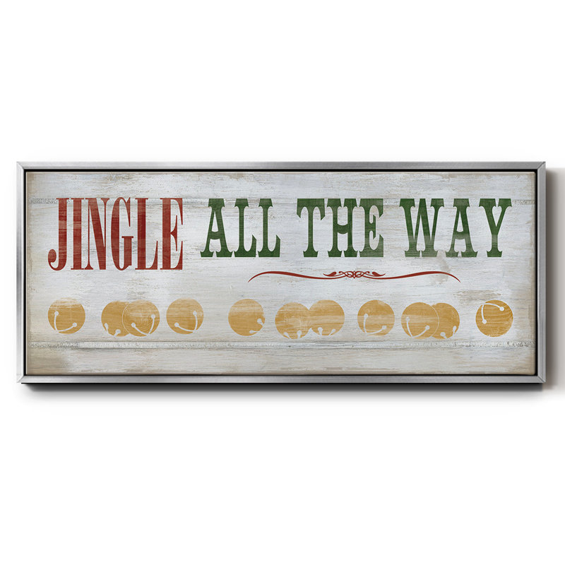Toile encadrée «Jingle All the Way»