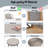 Patio Furniture Set, 3 Piece Resin Weave Seating Group with Table and 2 Resin Chairs, Outdoor Conversation Set for Garden-506097631