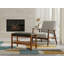 Banc de rangement en similicuir Aavan