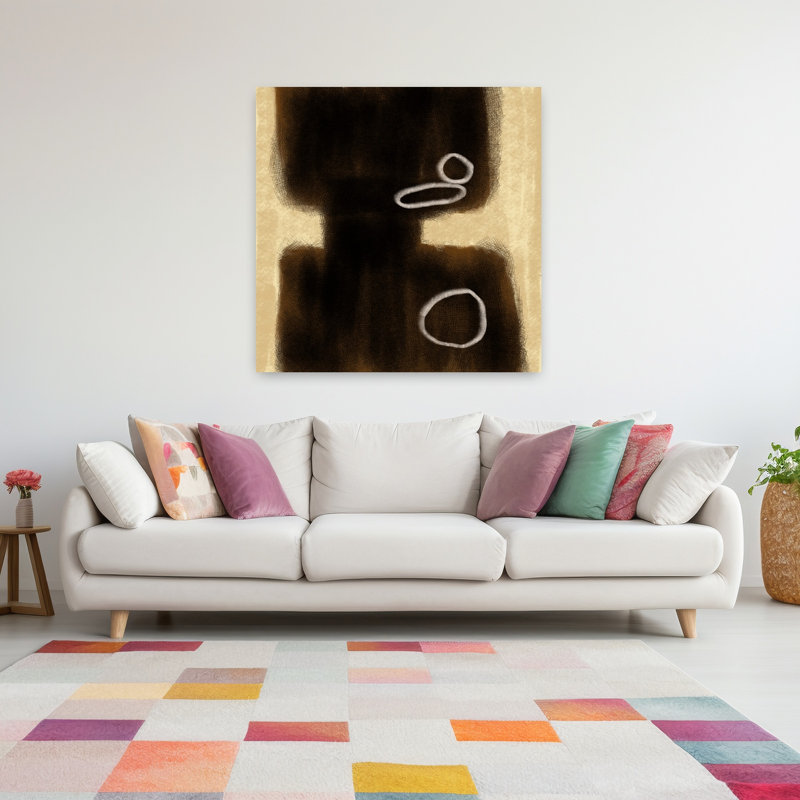 Art contemporain abstrait contemporain, H 48 po x l 48 po
