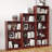 5 Tier Bookcase Modern Wood Bookshelf-73216150-79620422