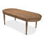 Olguin Pine Oval Solid Wood Dining Table