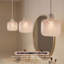 12cm H Glass Lamp Shade in Clear