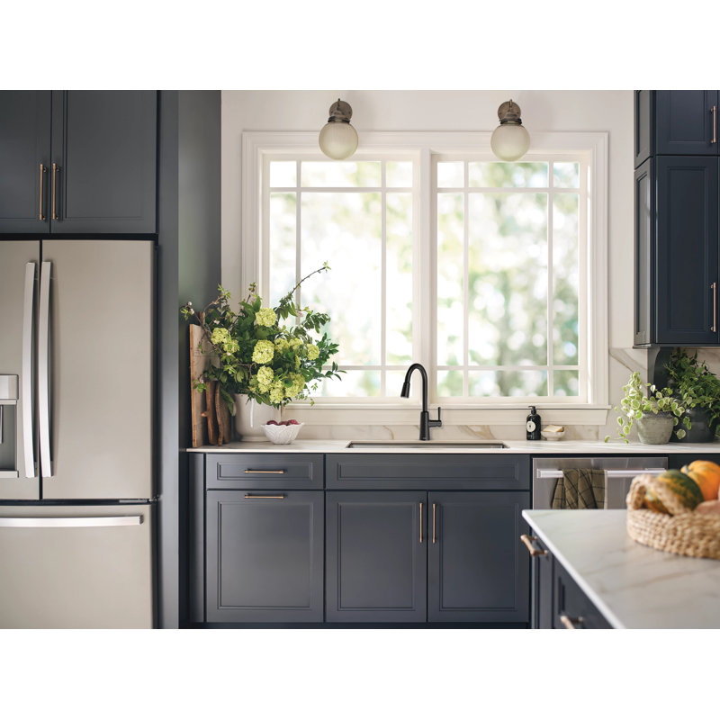 Robinet de cuisine Moen Riley avec technologie Power Clean, Noir