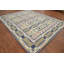 Tapis oriental géométrique à tissage plat kilim Durrie 9 x 12