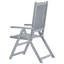 Fauteuil inclinable d'extérieur en bois massif VidaXL