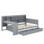 Lit de jour en bois avec tiroirs, ports USB et bureau-264375162-264375161