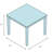 Daniqua Teak Solid Wood Dining Table