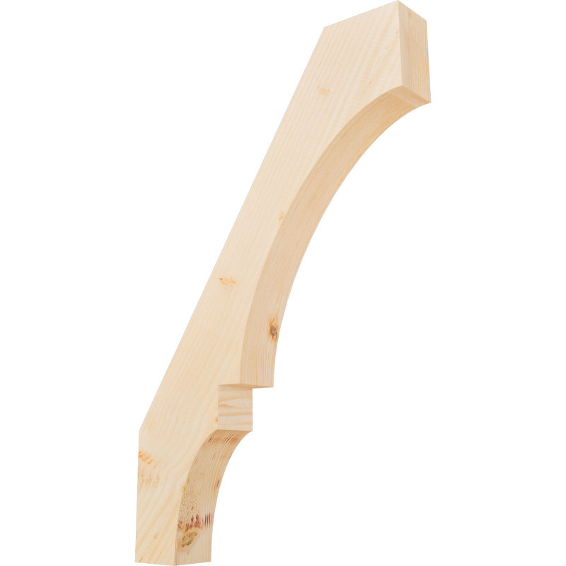 Genouillère Balboa, Sapin de Douglas, Lisse, H 34 po x l 3,5 po x P 22 po
