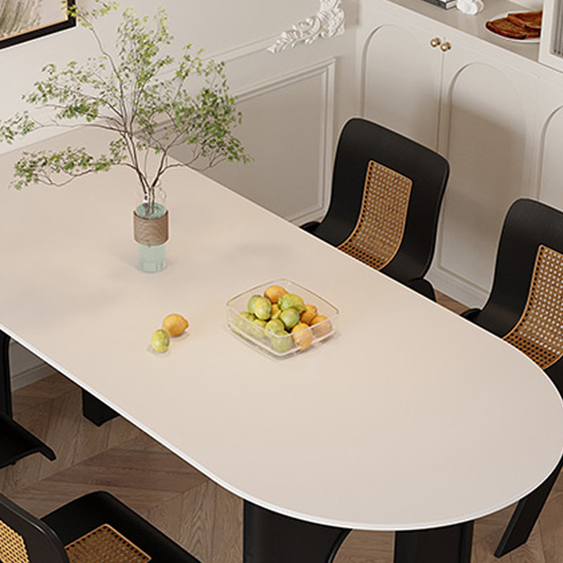 Inderpreet Solid Wood Base Dining Table, 31.5" W x 62.99" L