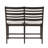 Classic Style Counter Height Bench With Back