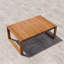 Causeuse avec table - Coussin en bois texturé et sièges profonds Toshiro