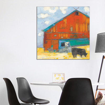 Schullsburg Barn 1 Piece Wrapped Canvas Painting