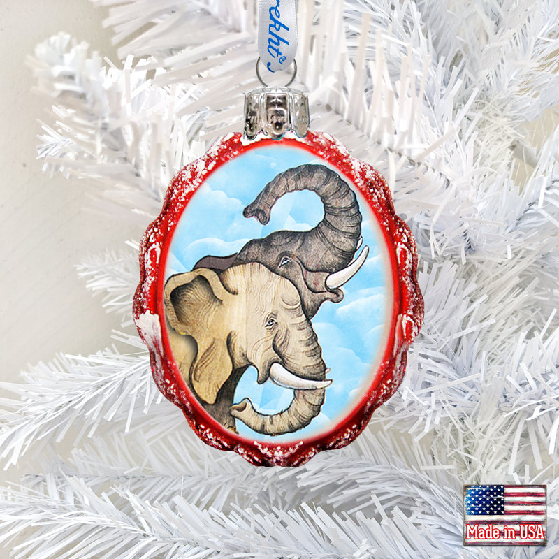 Keepsake 3'' Glass Holiday Shaped Ornament