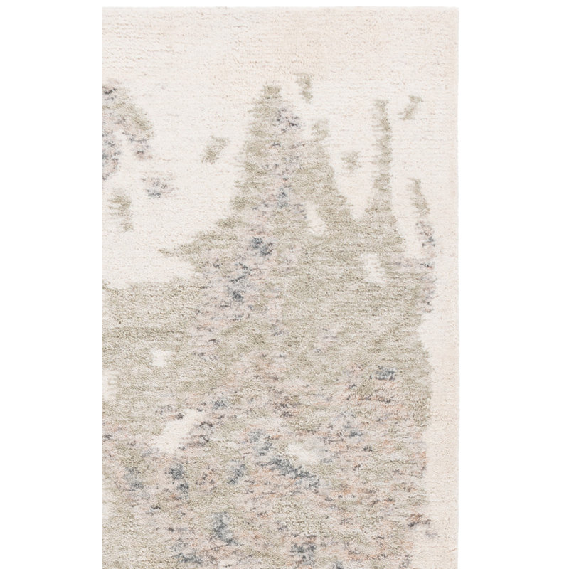 Harvest 121 Hand Tufted Wool Abstract Rug, Rectangle 6' x 9'