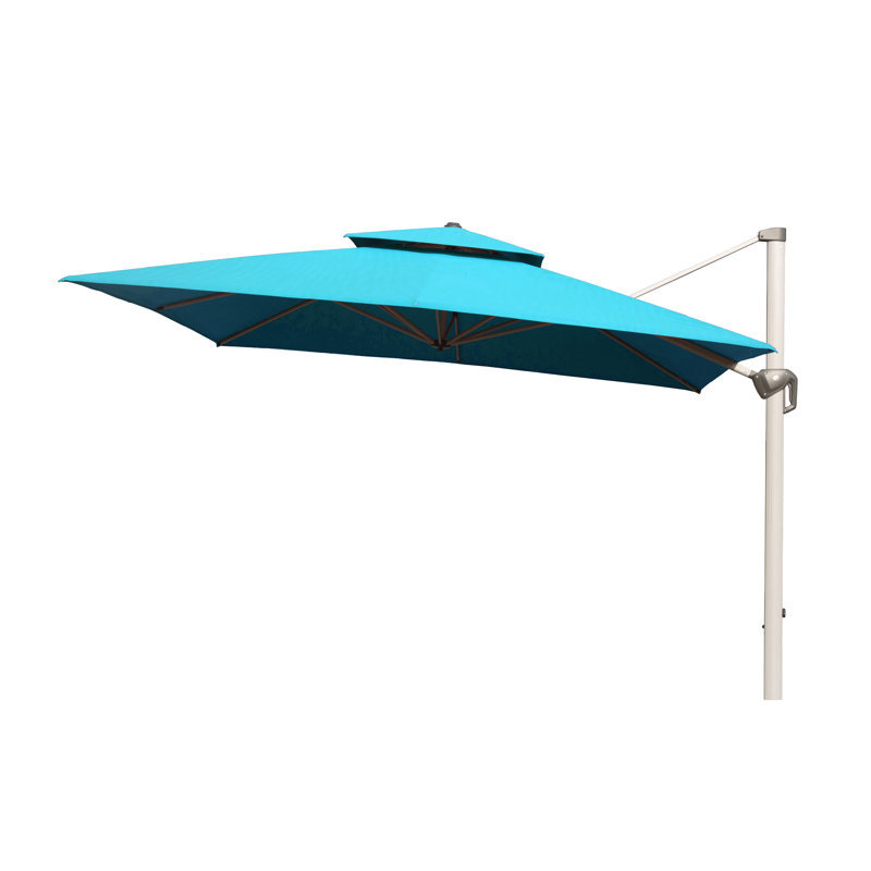 Parasol en porte-à-faux 114,17 po Sharnai, Rouge
