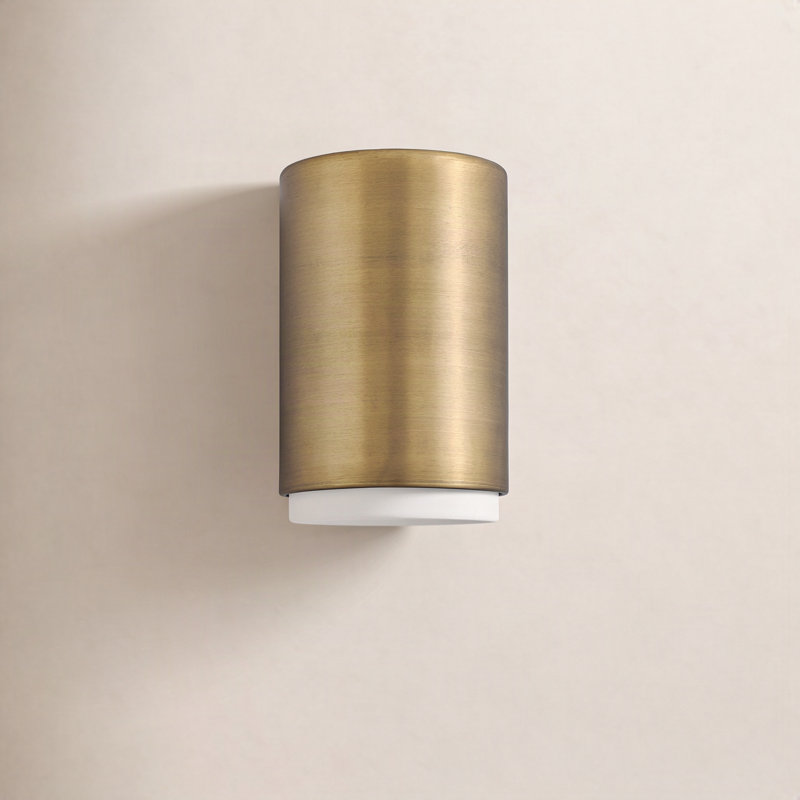 Cedric Extra Small Flush Mount, Lacquered Brass, Brass