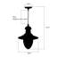 Moraine 1 - Light Silver Fisherman Industrial Style Single Pendant 30CM-2007704917