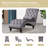 Velvet Upholstered Tufted Chaise Lounge-1945639923