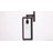 1-Light Modern Outdoor Wall Lantern Sconce with Clear Glass Shade-706458149-674374162