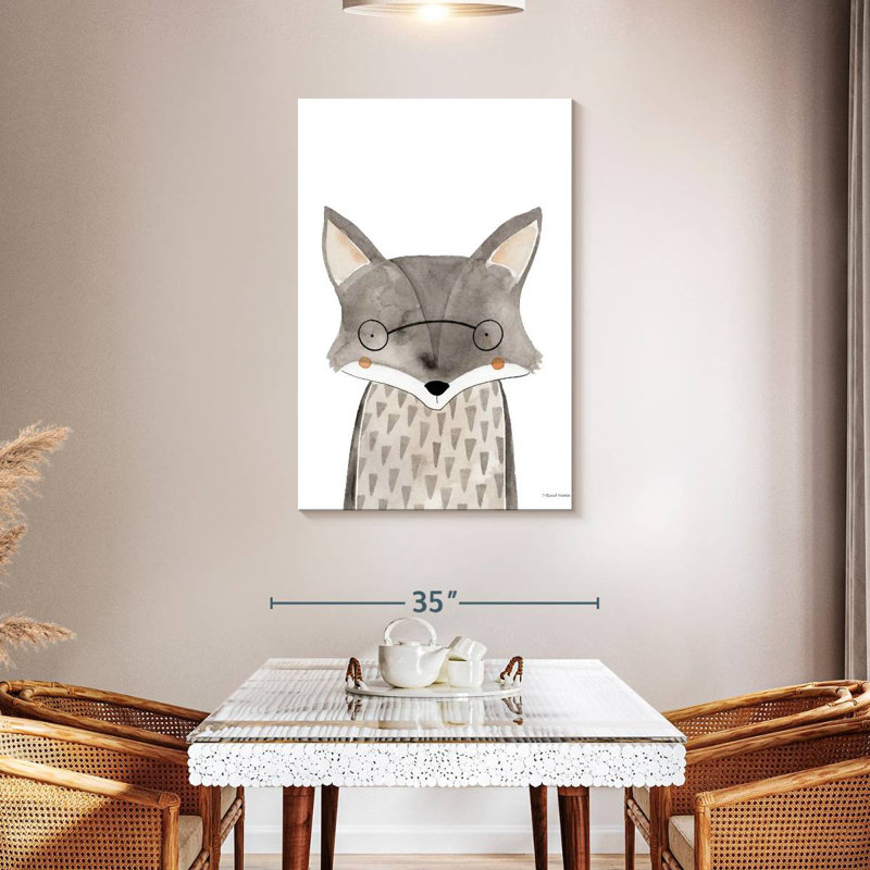 Freida, le renard, H 45 po x l 30 po
