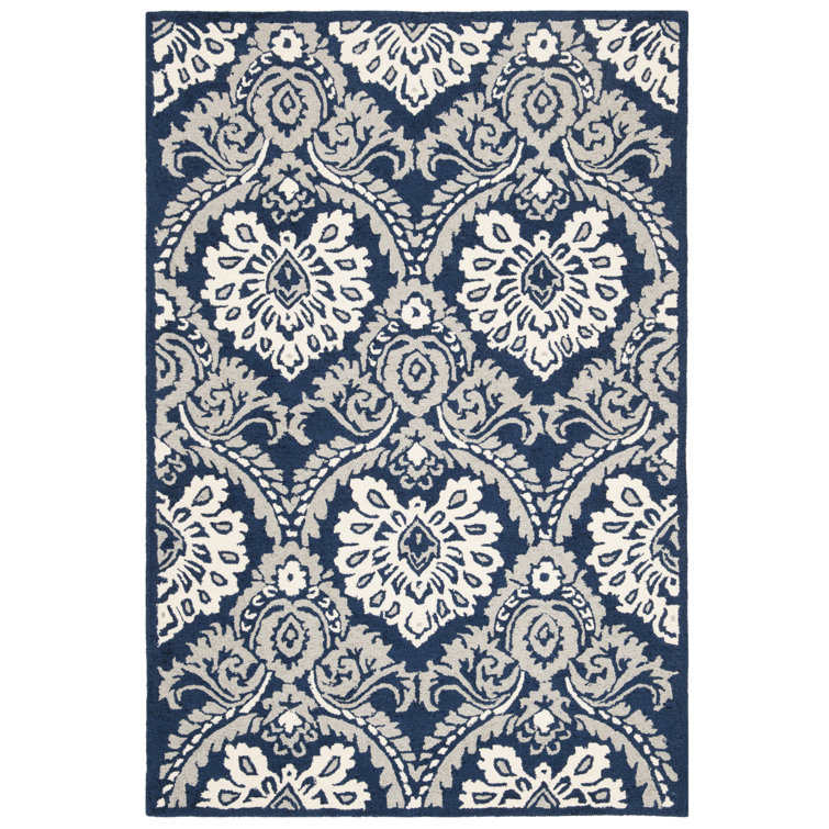 Tansy Wool Damask Indoor Rug