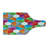 Ambesonne Colorful Tempered Glass Cutting Board Retro Mosaic Triangle Multicolor