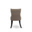 14-piece Dining Room Set, a Rectangular Dining Table with a coffee Table and 12 coffee Linen Fabric kitchen Chairs, Wire Brushed Black-1849863128-1862995453-1849863129