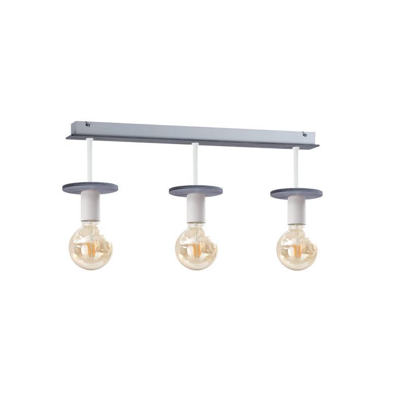 Tallapoosa Semi Flush Mount, Grey