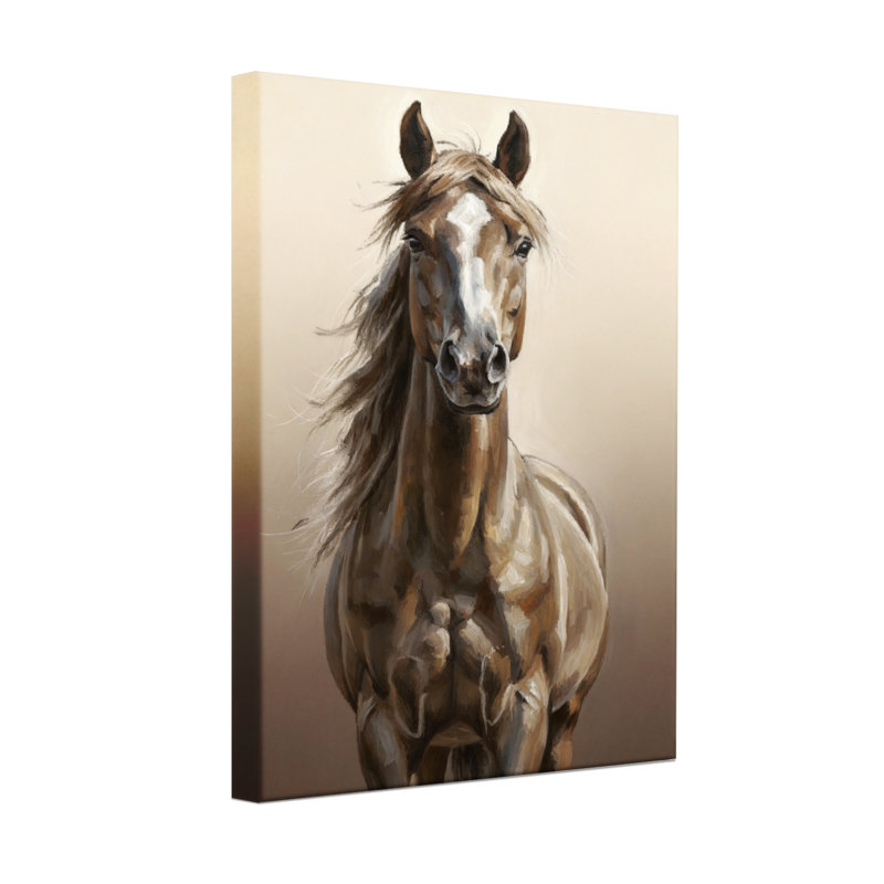 Portrait d'animaux sur toile, H 18 po x l 12 po
