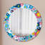 Huldar Glass Flat Wall Mirror