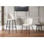 Upholstered Counter Stool with Metal Frame-97650184