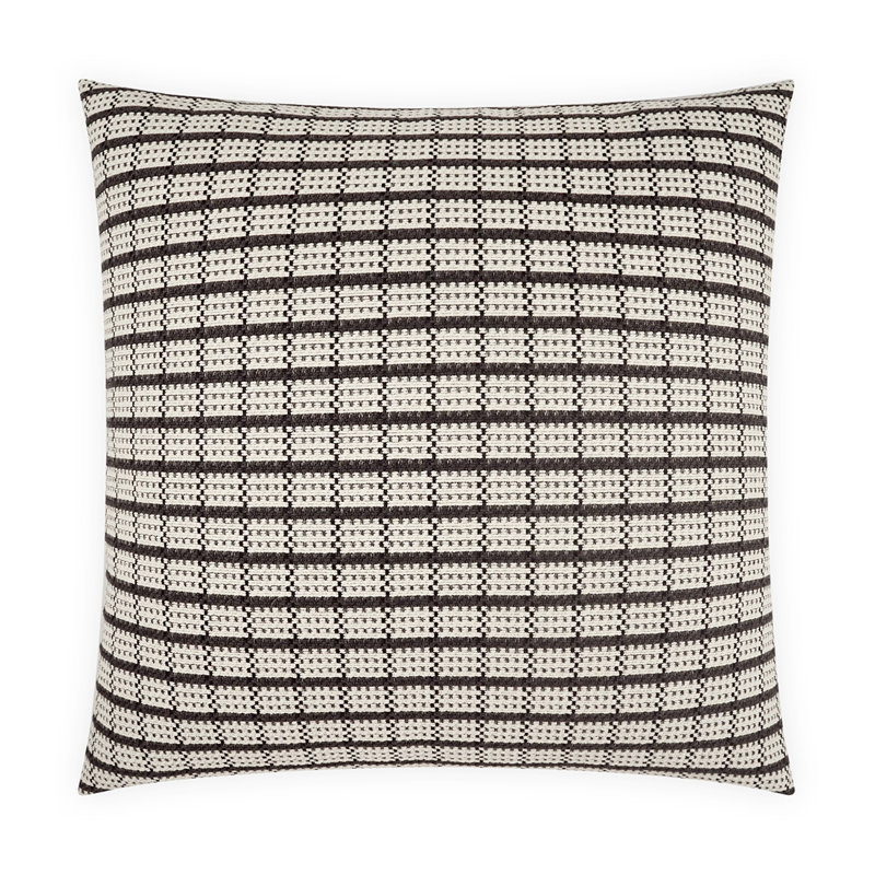Grazino Square Pillow Cover & Insert, Graphite