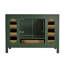 Meuble-lavabo simple 48 po avec plateau en pierre reconstituée Chardell-286926995