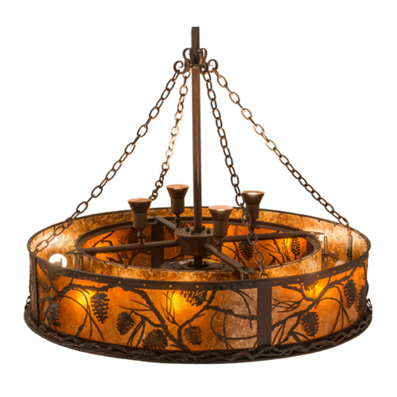 Whispering Pines Downrod Ceiling Fan