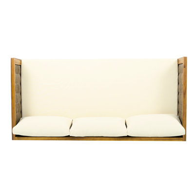 3 Seater Daybed With Wood, And Cushions Drip- Qualities Wood -To  3