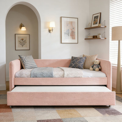 Lit de jour en tissu Boucle